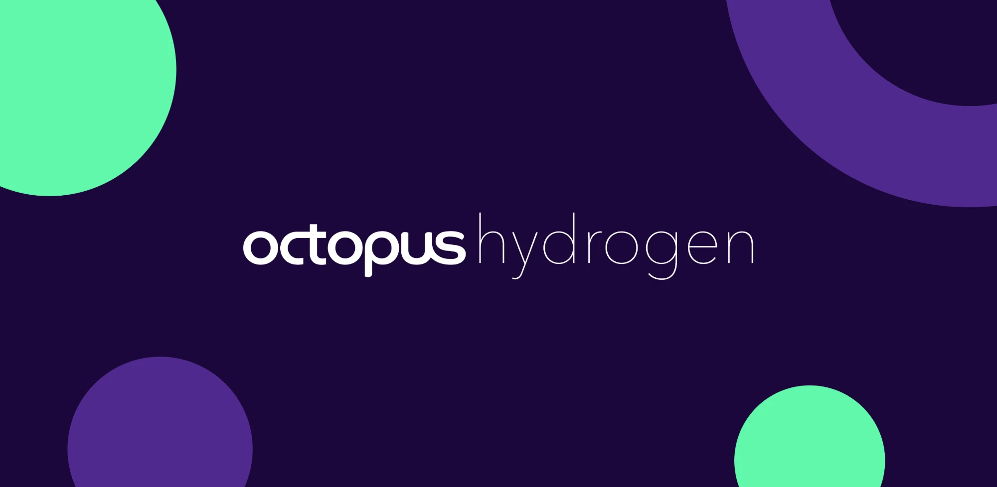 The Octopus Hydrogen logo lockup