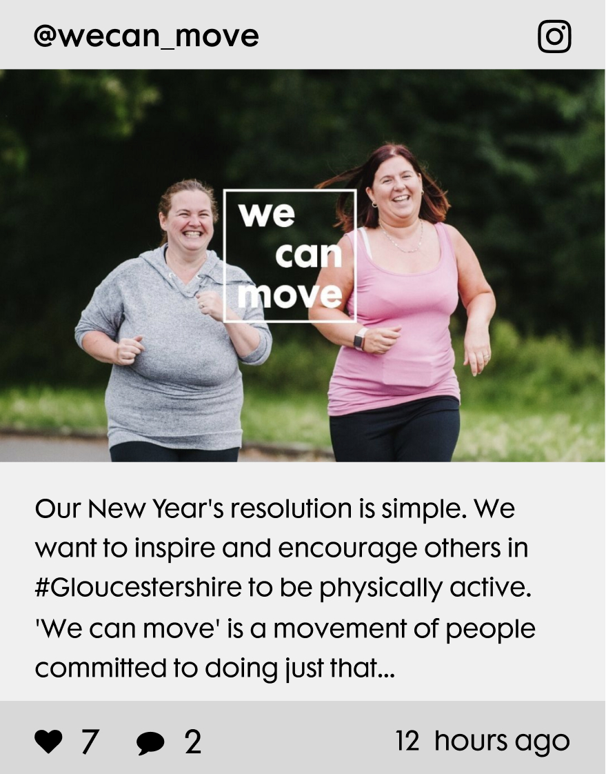 Instagram post: our New Year's resolution is simple