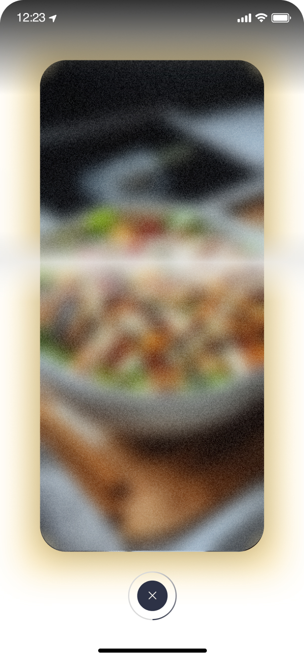 ZOE app: scanning the meal